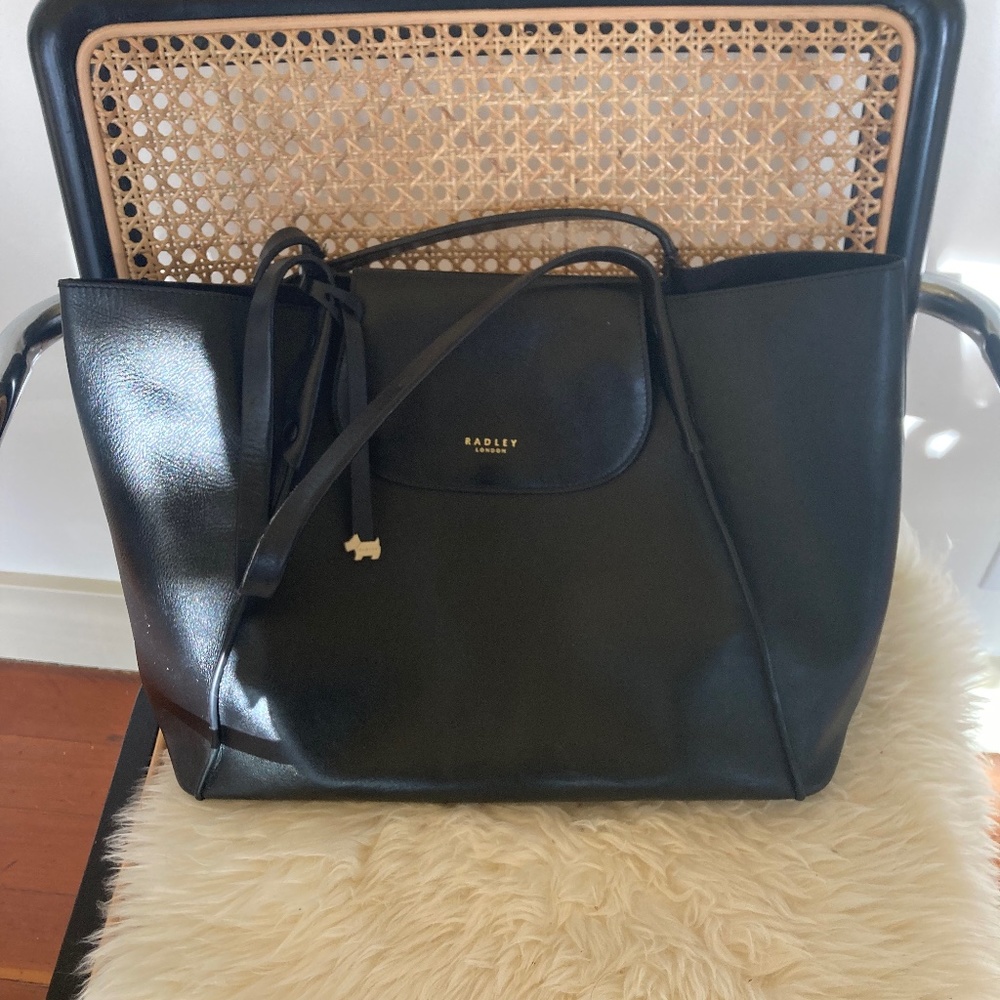 RADLEY black leather tote bag